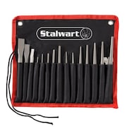 Fleming Supply 16-piece Punch and Chisel Set, Taper Punches, Cold Chisels, Pin Punches, Center Punches, Storage Case 542553YLT
